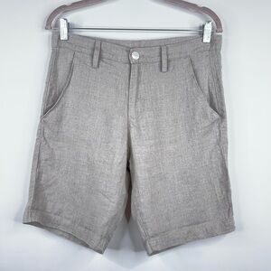 VKTRBLAK Linen Shorts Beige Natural Neutral Los Angeles Size 30